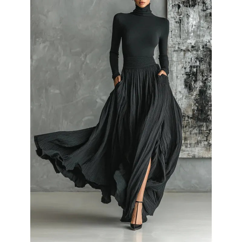 Retro Elegant Light-luxury Womens Dress