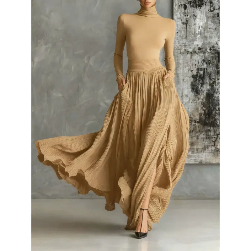 Retro Elegant Light-luxury Womens Dress