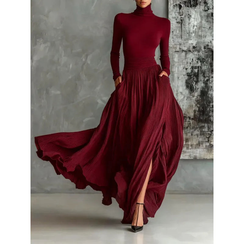 Retro Elegant Light-luxury Womens Dress