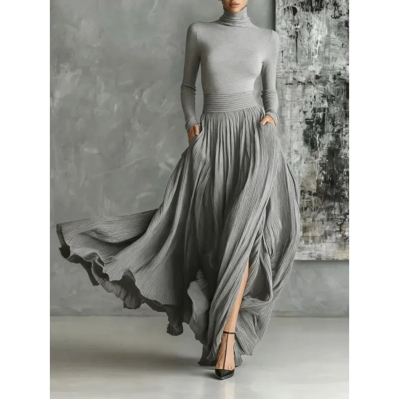 Retro Elegant Light-luxury Womens Dress