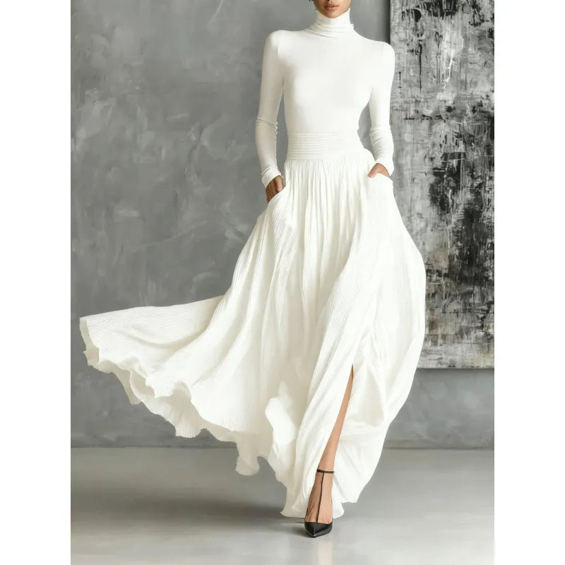 Retro Elegant Light-luxury Womens Dress