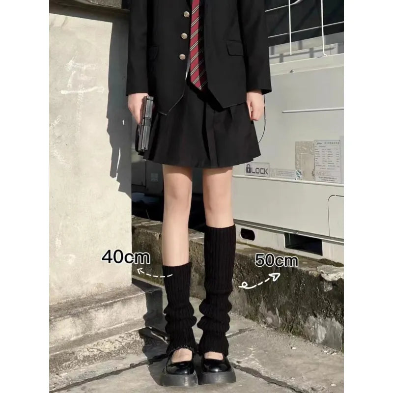 Thick Knitted Sock Booties For Women