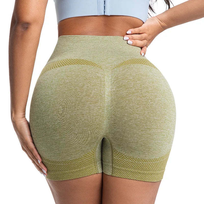 Women's High-Waisted Peach Lift Shaping Shorts