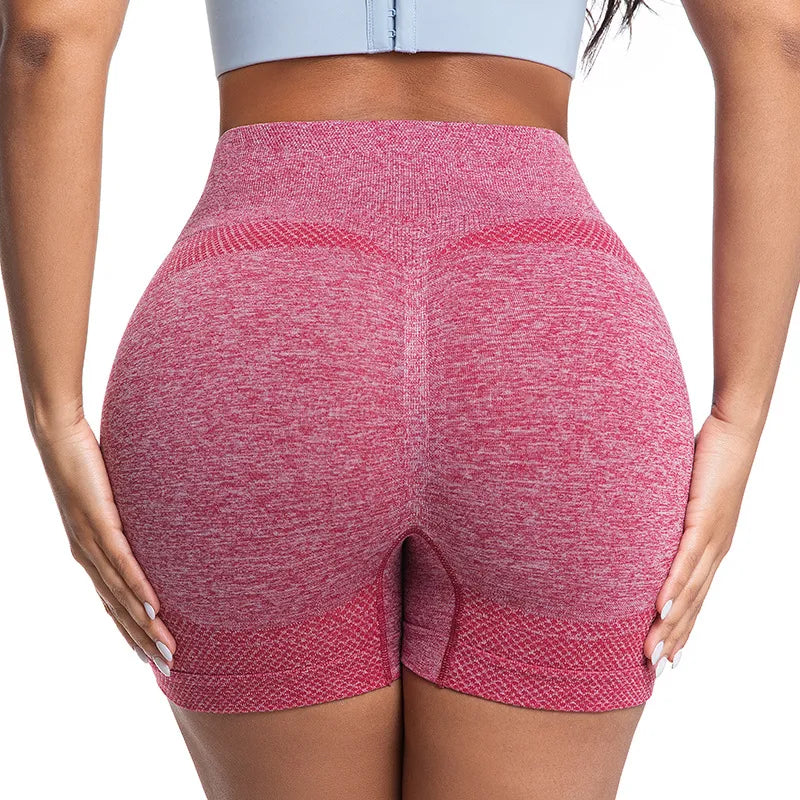 Women's High-Waisted Peach Lift Shaping Shorts