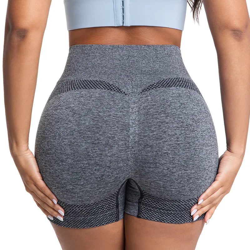 Women's High-Waisted Peach Lift Shaping Shorts